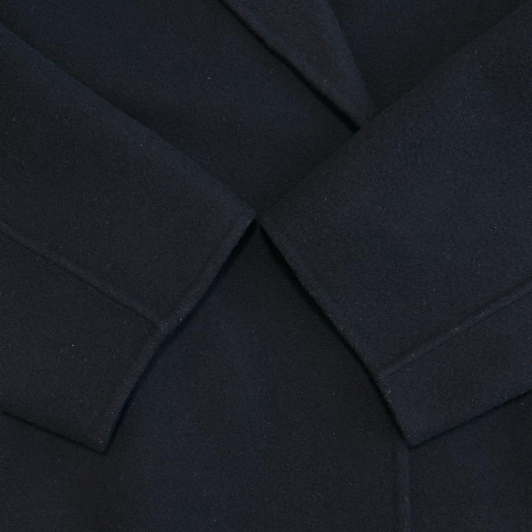 タグ有✨nano universe PURE LAMBS リバーロングコート 紺 - メルカリ