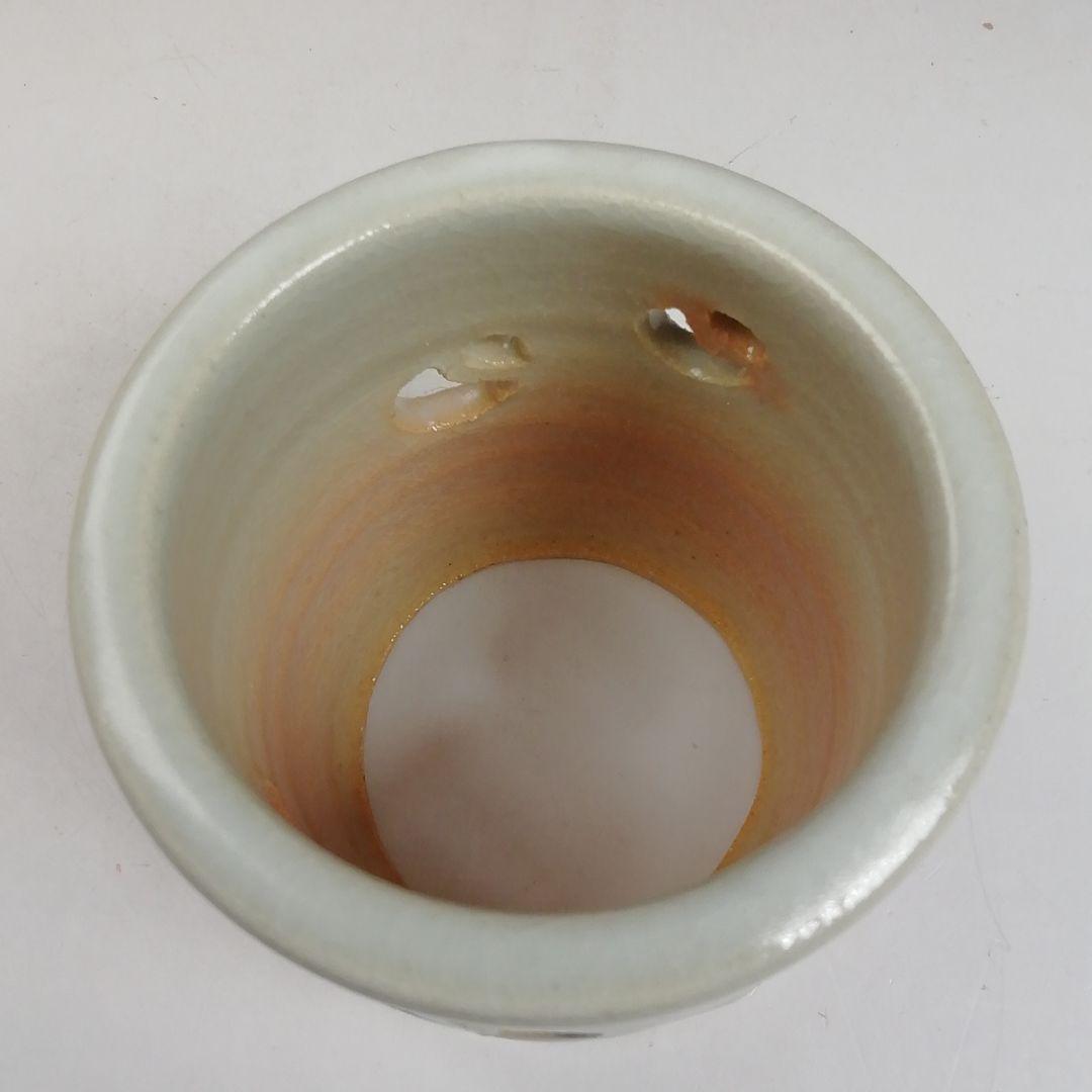 W6 蓋置 『萩焼』『椿窯 天鵬山 造』 共箱 茶道具