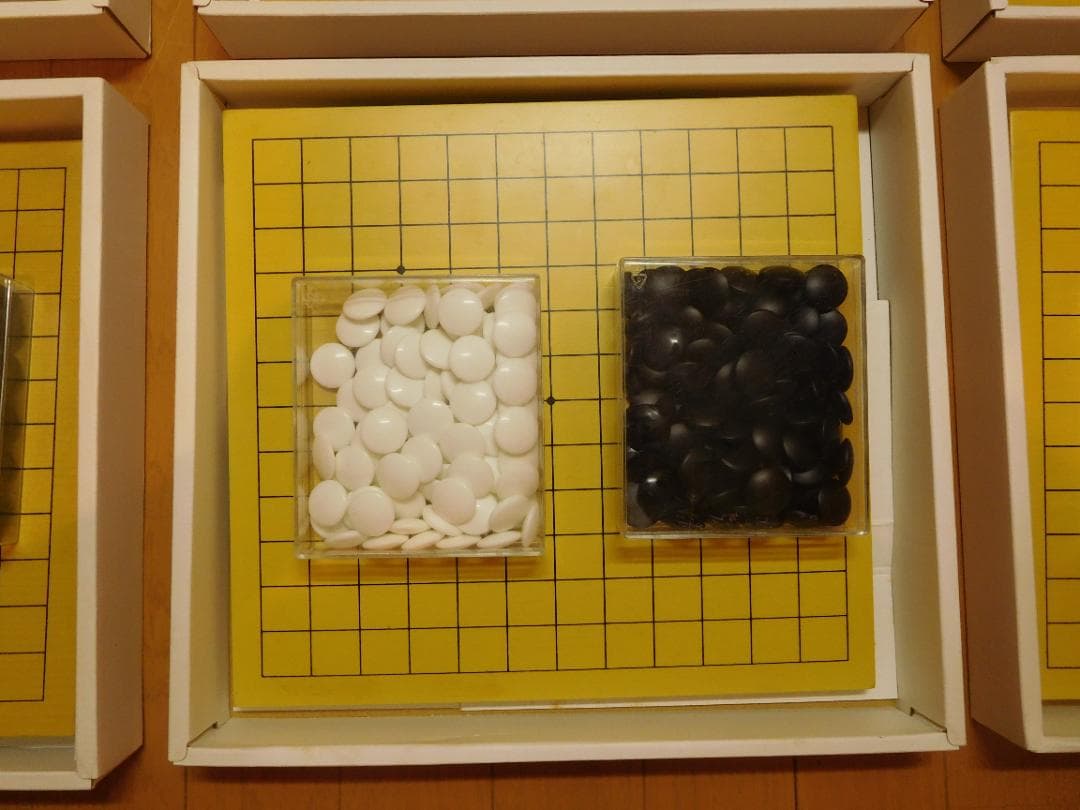 13路囲碁セット 6個セット（１３路と９路）