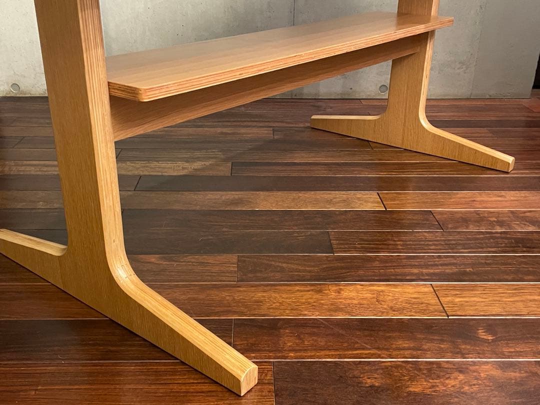 egfa■無印良品■オーク材 リビングでもダイニングでもつかえるテーブル2