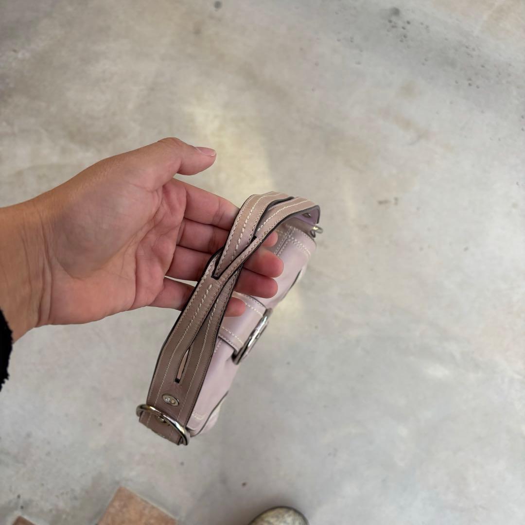 バッグ old coach one shoulder bag light purple