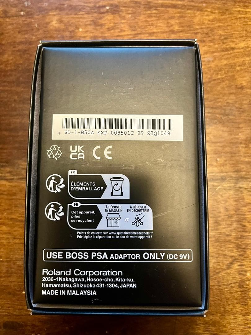 【新品】BOSS SUPER OverDrive 50周年 SD-1-B50A