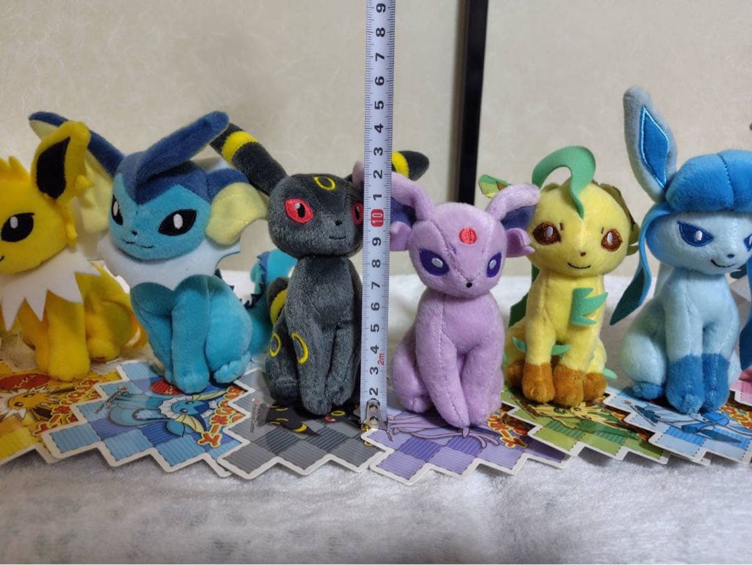 ポケットモンスター おすわりポーズ ぬいぐるみ ブイズ ９点　2013 #12