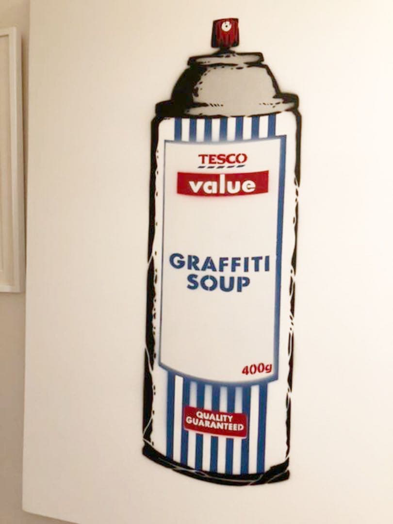 貴重・特大キャンバス】テスコ グラフィティスープ ステンシル