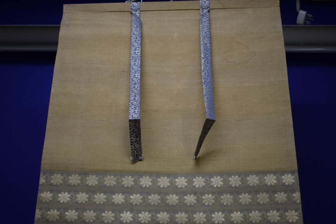 模写/酒井抱一/花蝶図/絹表装/布袋屋掛軸HG-231