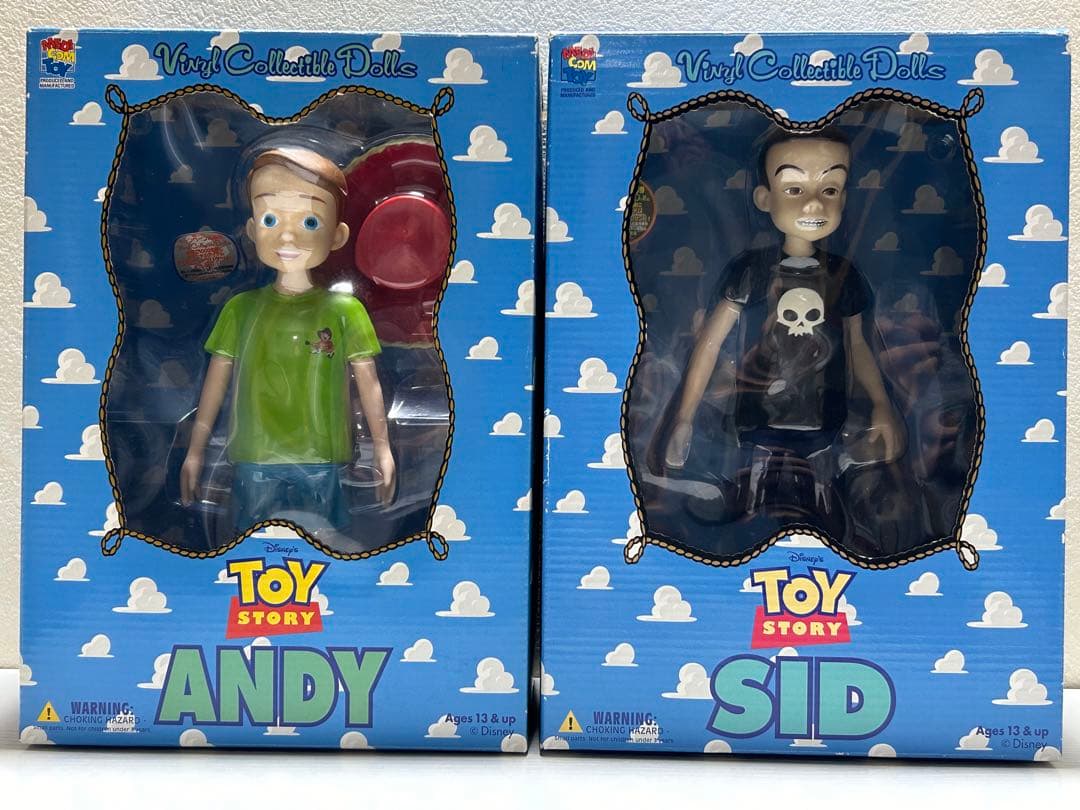 トイストーリー シドとアンディのフィギュア アンディシドフィギュア