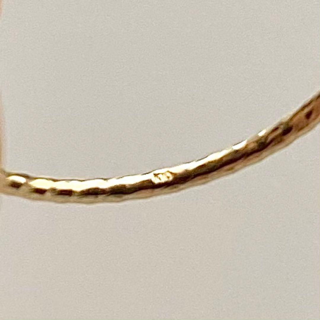 con affetto K10 イエローゴールド デザイン リング 指輪 11号