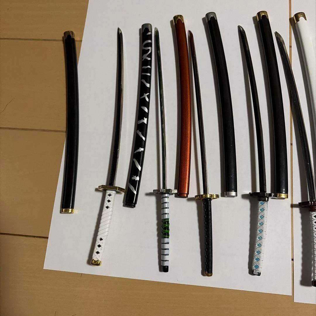 アニメキャラクター 日本刀レプリカ 9本セット