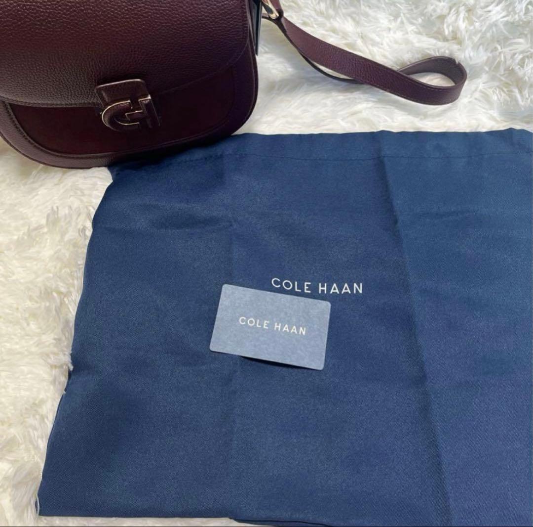 カナリア 新品未使用コールハーン　クラッシックミニサドルショルダーバッグ