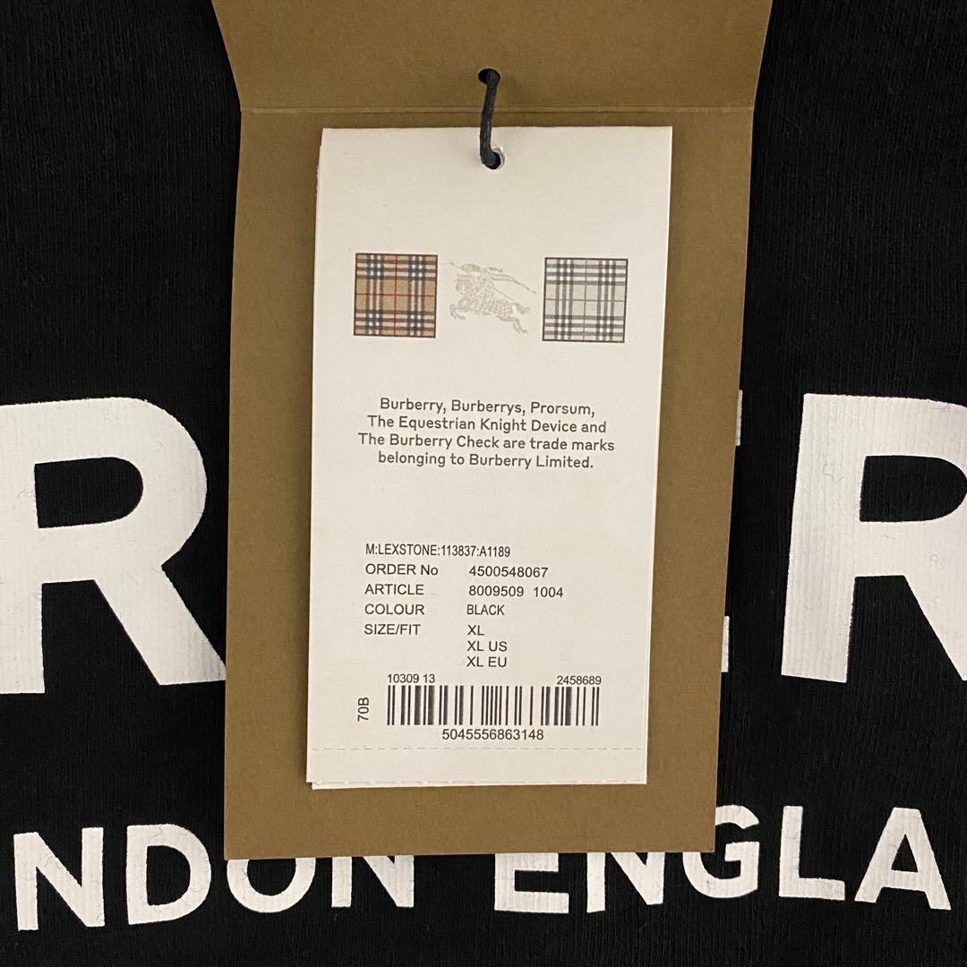 BURBERRY バーバリー　ロゴプリント パーカー　新作