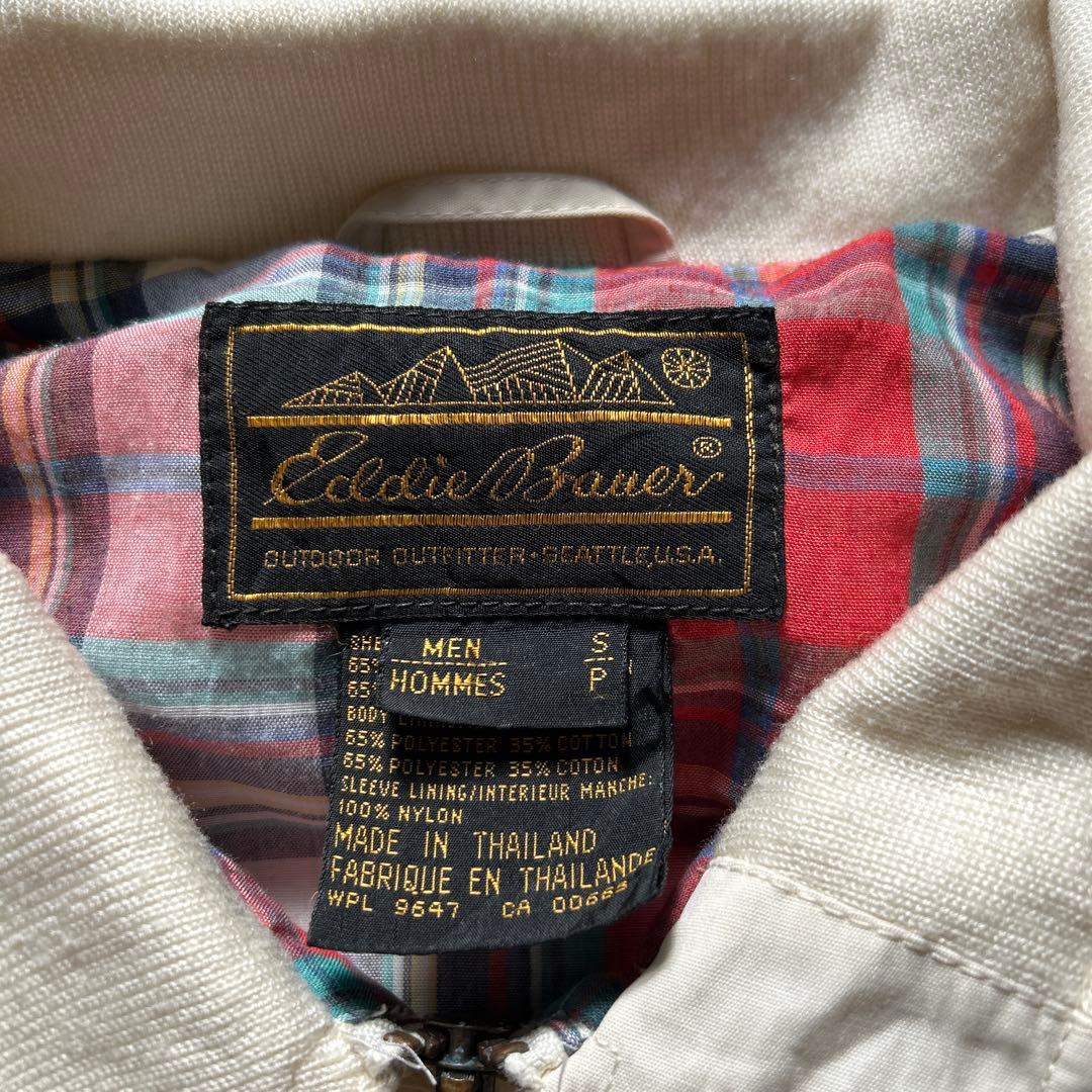 90s Eddie Bauer スイングトップ 白 - メルカリ