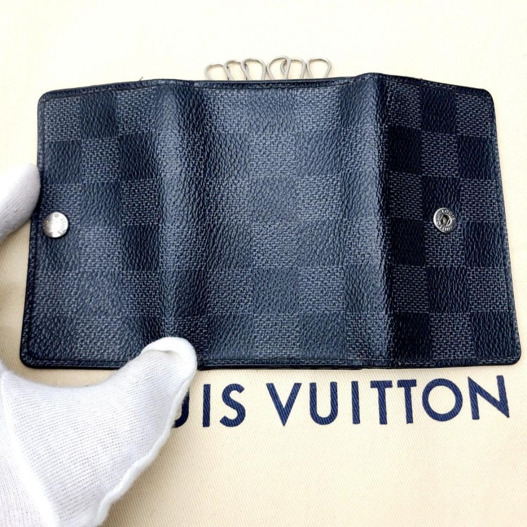 ルイヴィトン ダミエ グラフィット キーケース ミュルティクレ6 鍵