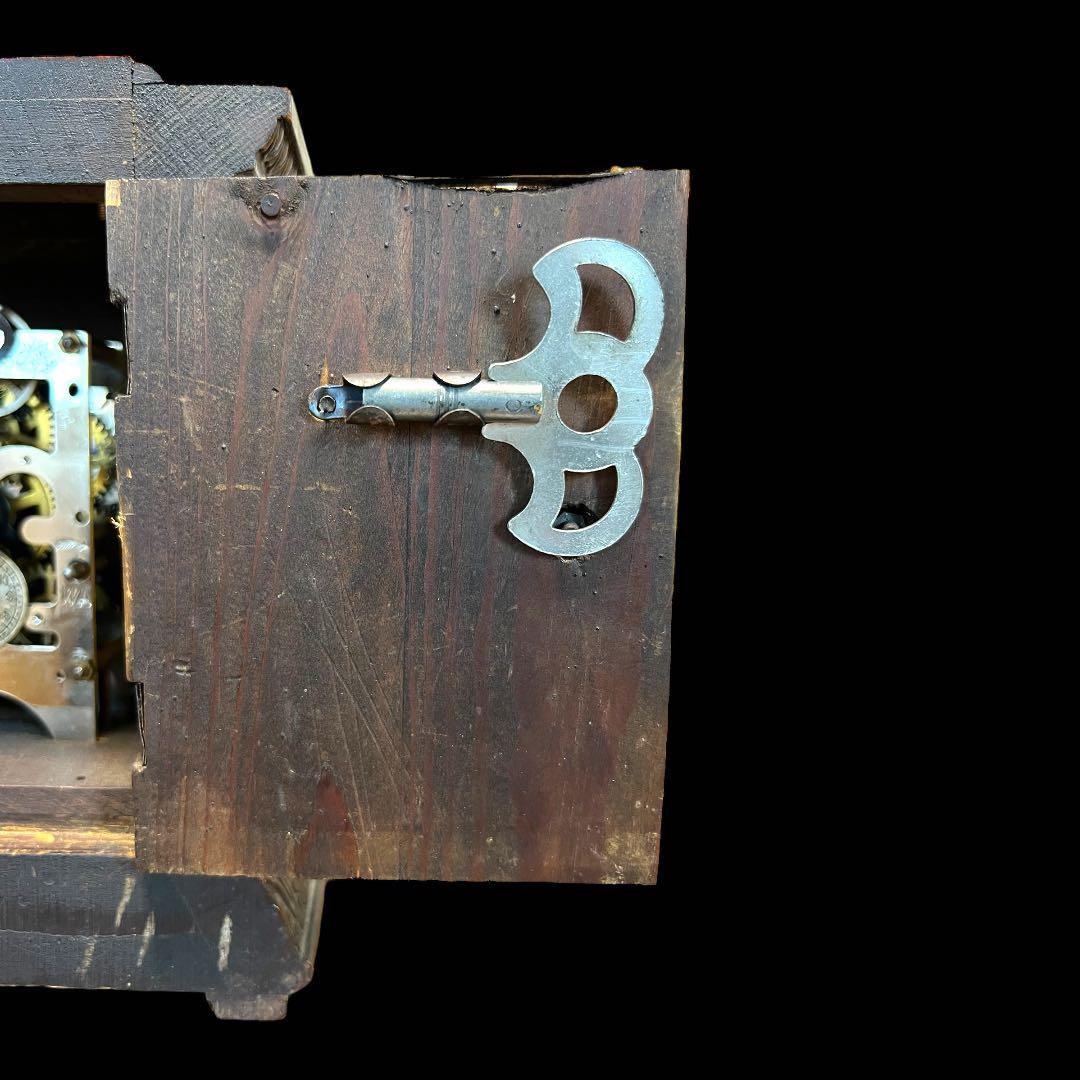 《入手困難＊アンティーク》 ユンハンス置時計 ドイツ製 動作確認済