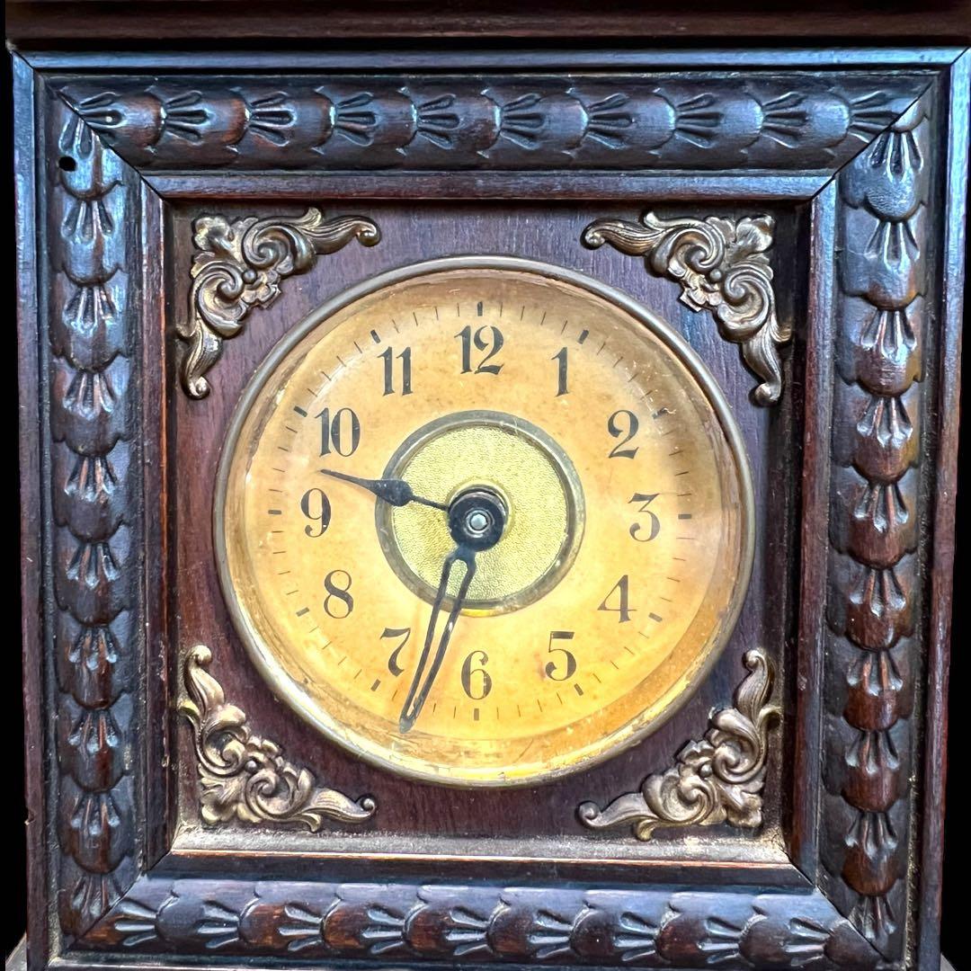 《入手困難＊アンティーク》 ユンハンス置時計 ドイツ製 動作確認済