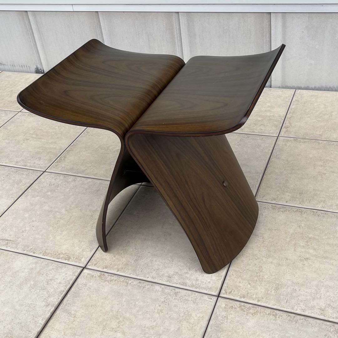 天童木工/バタフライスツール/柳宗理/ローズウッド