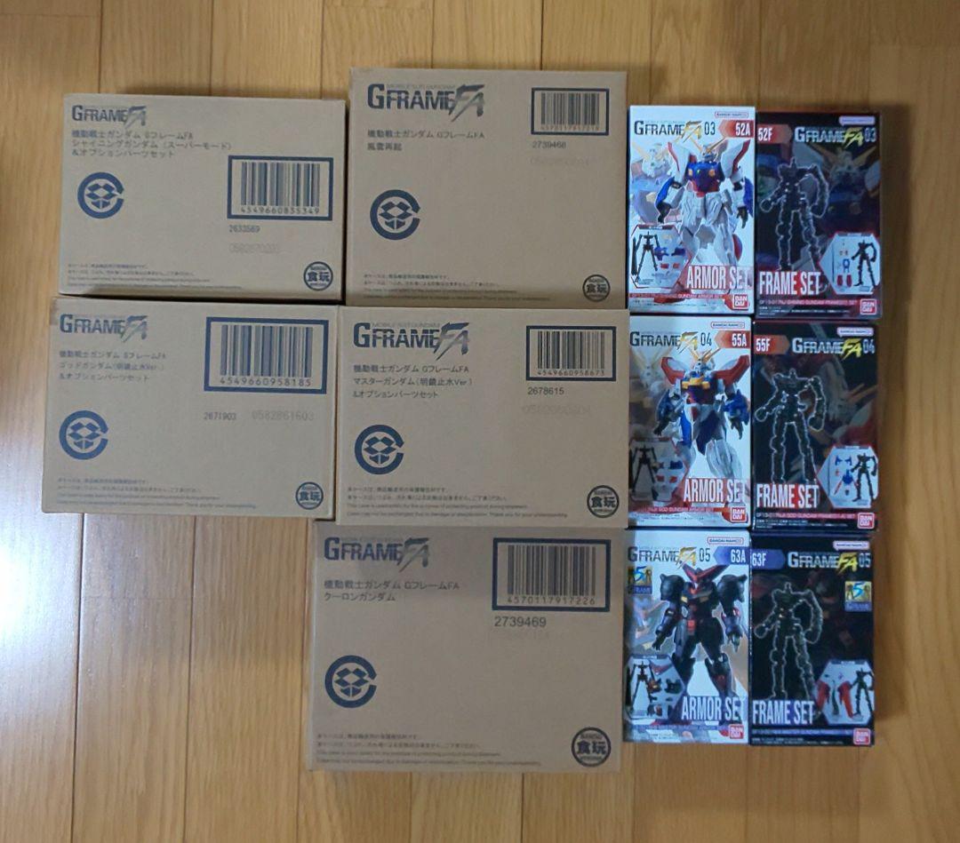 超激レア！入手困難品！GフレームFA機動武闘伝Gガンダム フルコンプリートセット 超激レア！入手困難品！GフレームFA機動武闘伝Gガンダム フルコンプリート
