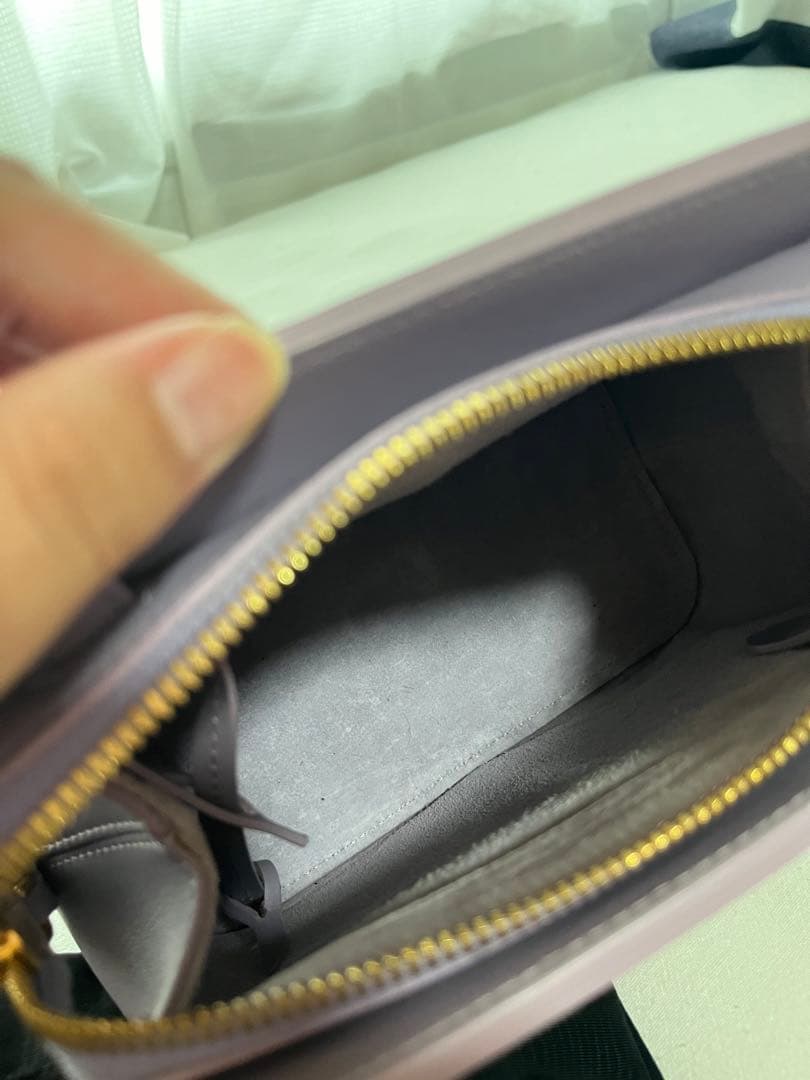 【値下】CELINE ティーン　カバ　ドゥフランス　レザー　ショルダーバッグ