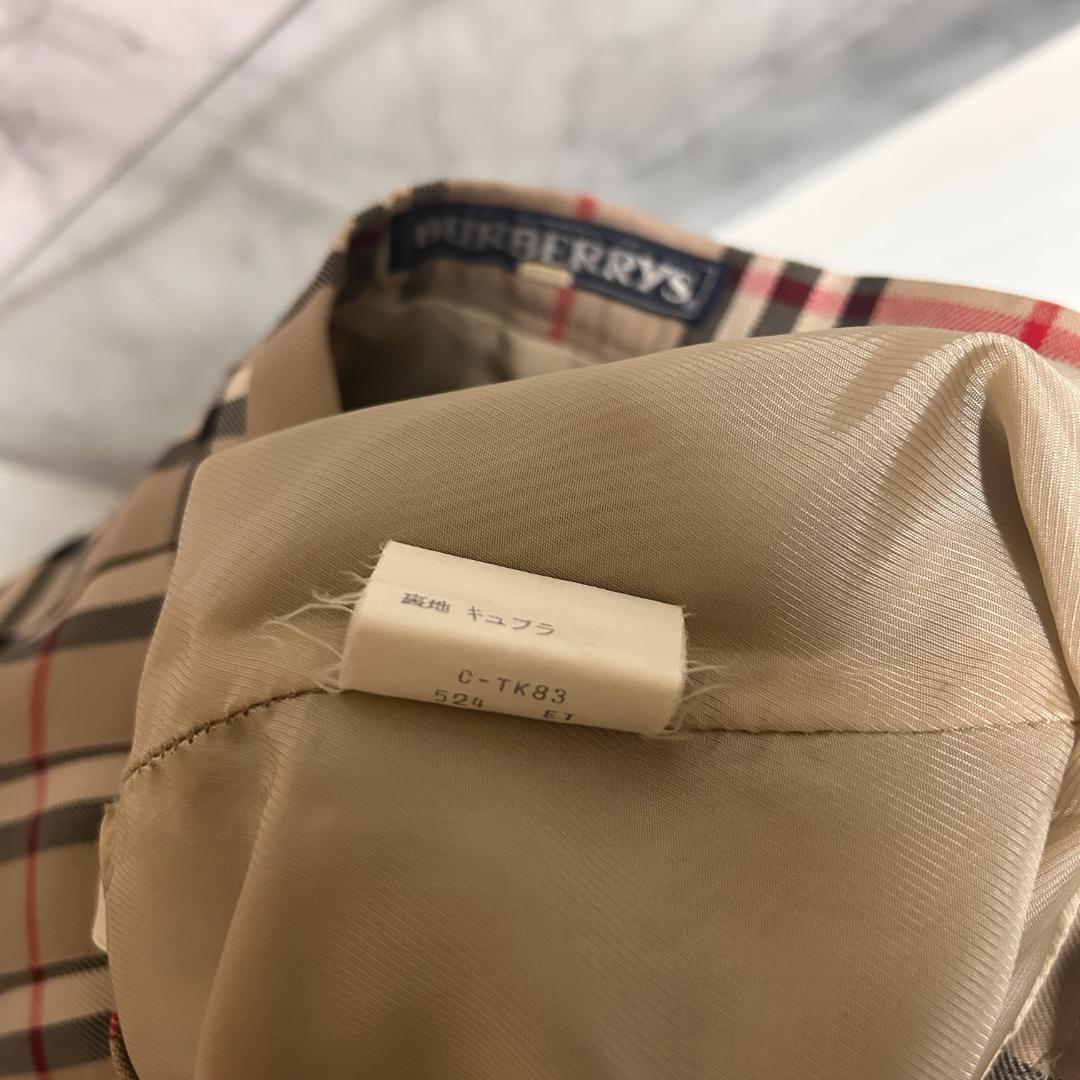 BURBERRYS バーバリー プリーツスカート ノバチェック ベージュ ウール