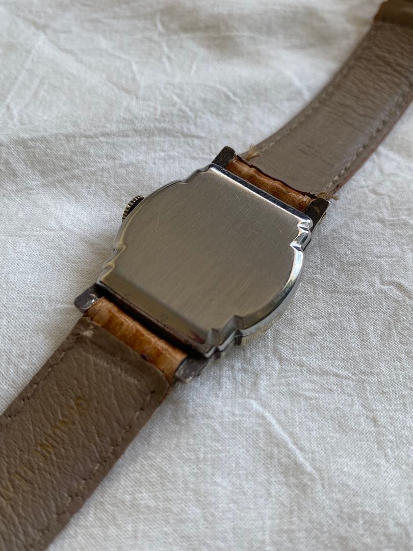 1930年代 BULOVA ツートン アンティーク時計 ビンテージ アールデコ