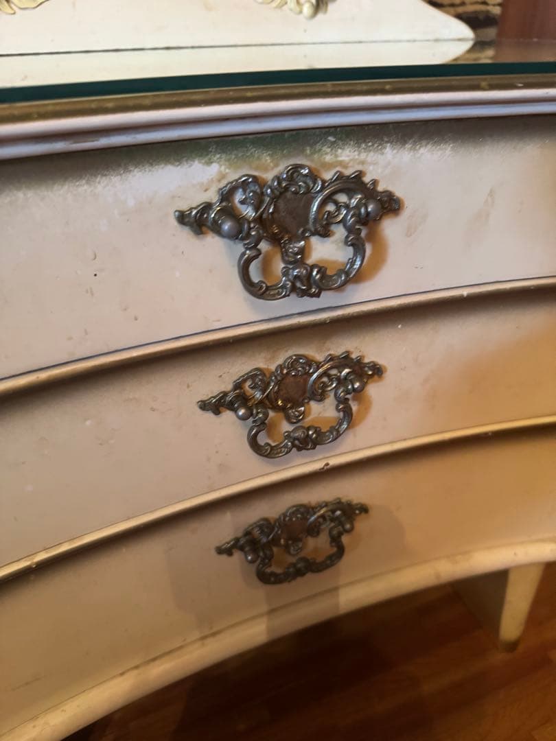 FRANCE MIRROR社製 ドレッサー・ミラー 昭和レトロ アンティーク-売る なら