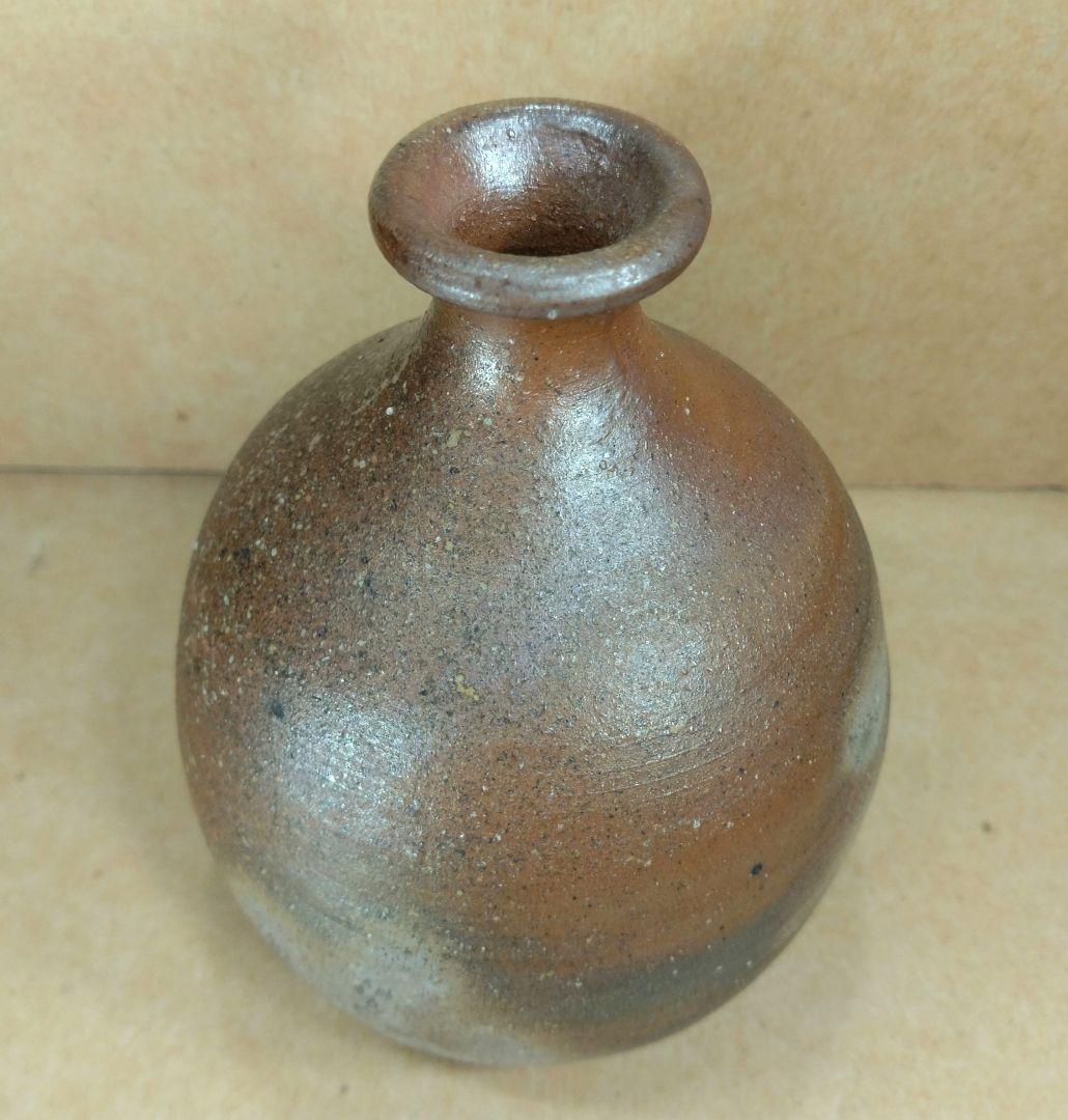 【本物保証】浦上善次 備前徳利 共箱 栞 岡山県重要無形文化財(備前焼) 美品