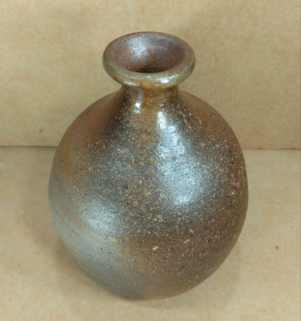 【本物保証】浦上善次 備前徳利 共箱 栞 岡山県重要無形文化財(備前焼) 美品