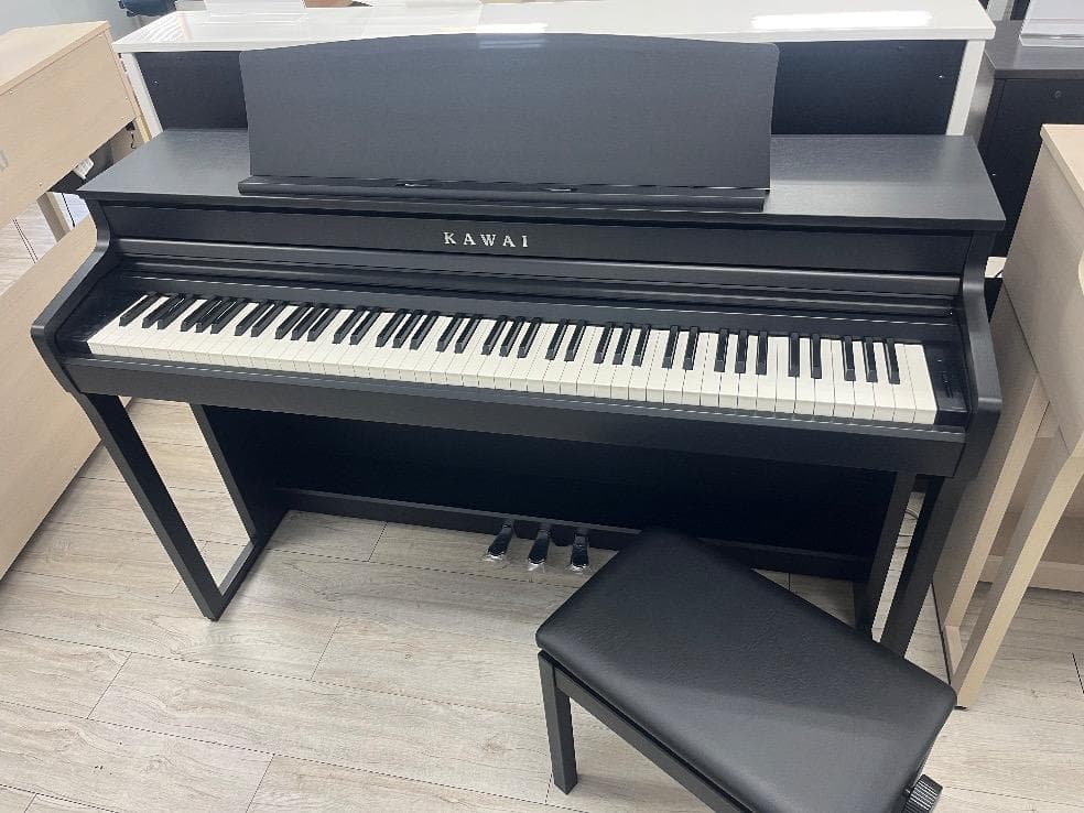 ★76586【電子ピアノ】KAWAI　SCA401MB　23年製 KAWAI SCA401 MB モダンブラック 電子ピアノ 88鍵盤 イトマサマット