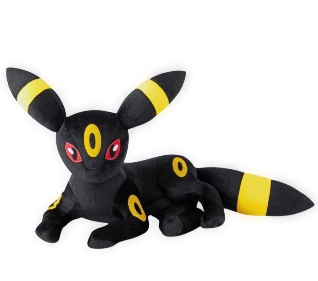 ぬいぐるみ 等身大ブラッキー 寝そべり　ポケモン ポケットモンスター ぬいぐるみ 等身大 ブラッキー 寝そべり タイプ
