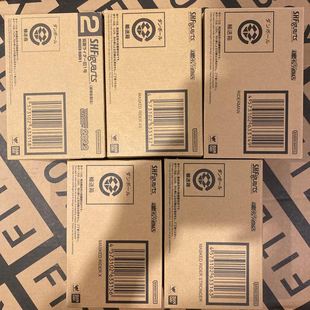 SHFiguarts 仮面ライダー　真骨彫 5個セット 真骨彫 仮面ライダー 12体セット 真骨彫セット S.H.Figuarts(真骨彫