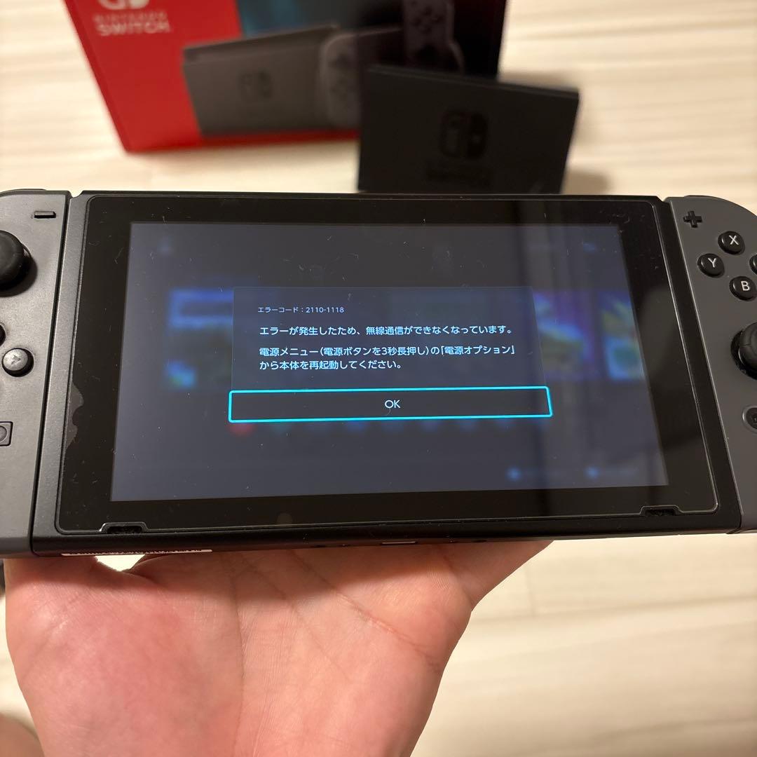 【ジャンク品】Nintendo Switch （無線NG・ファン異音）
