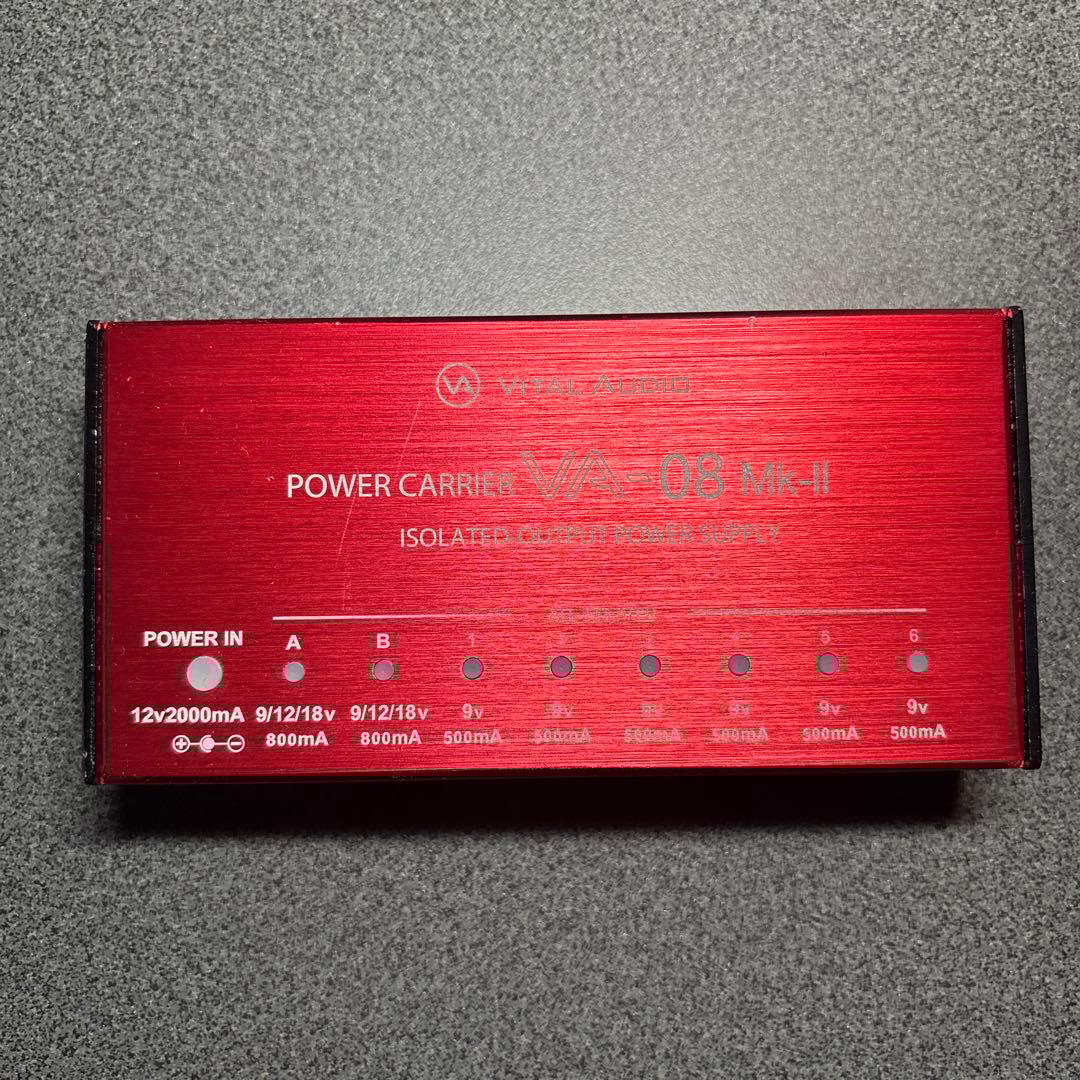 vital audio VA-08 Mk-II 箱付き 専用 VITAL AUDIO VA-08 Mk-II パワーサプライ箱つき POWER CARRIER VA