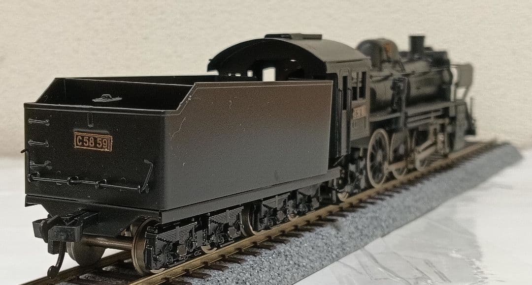 HOゲージ 宮沢模型 Ｃ58門デフ蒸気機関車、メンテナンス済
