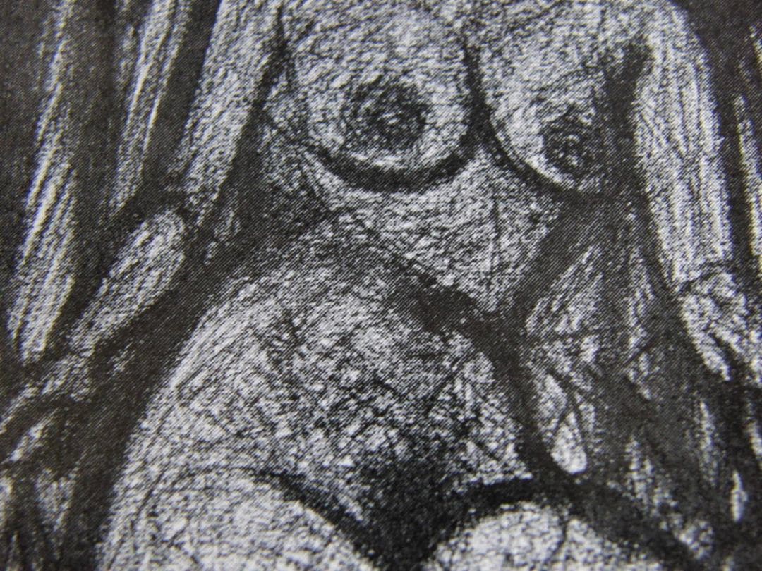 林武、「裸婦」、希少な画集の額装画、オーダーマット付・日本製新品額入り