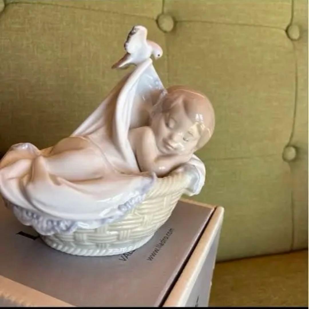 リヤドロ LLADRO 陶器人形 僕の夢 赤ちゃん baby boy 箱おまけ - メルカリ