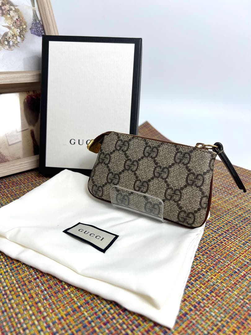 ✨極美品✨GUCCI グッチ　GGスプリーム　オフィディア 小銭入れ キーリング