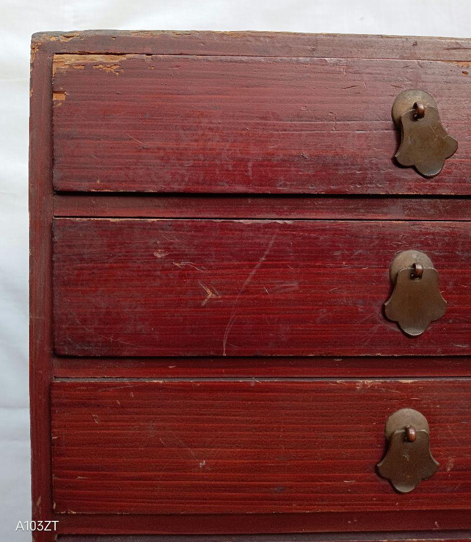 文久2年 書き込み ヴィンテージ アンティーク 小引き出し 木製 レトロ