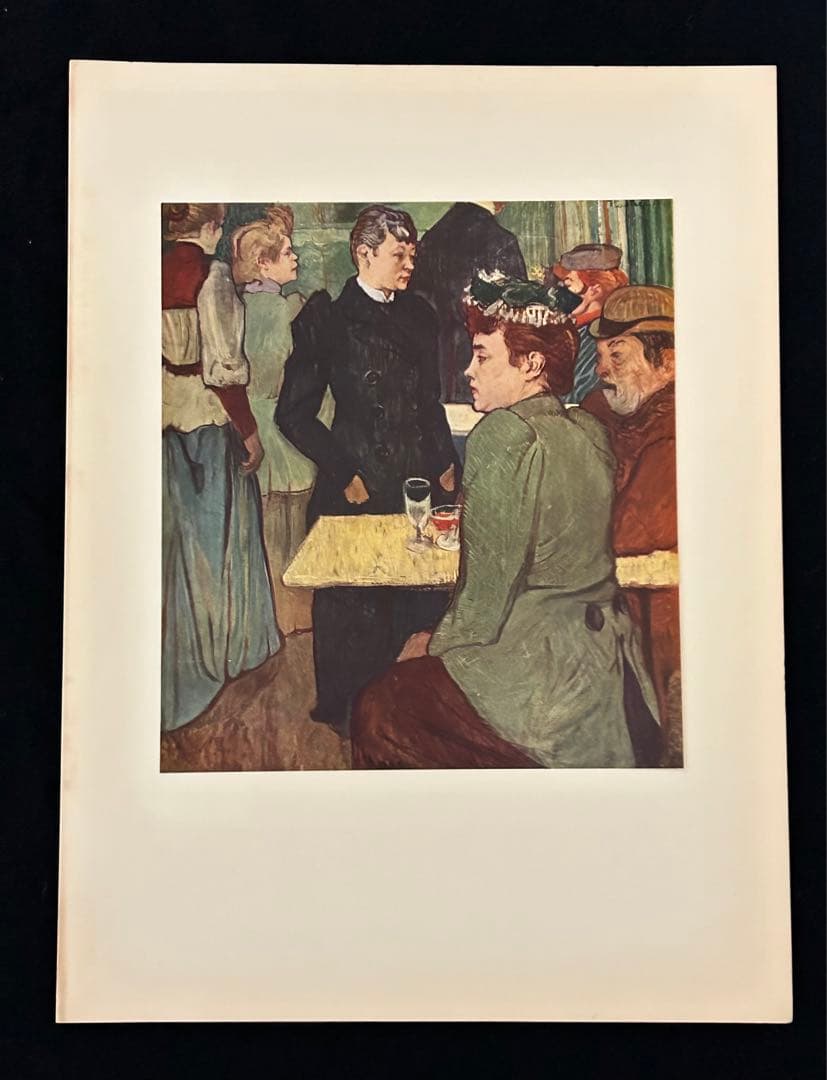 ロートレックリトグラフ5枚まとめ売り 紙もの印刷物海外ジャンクジャーナル