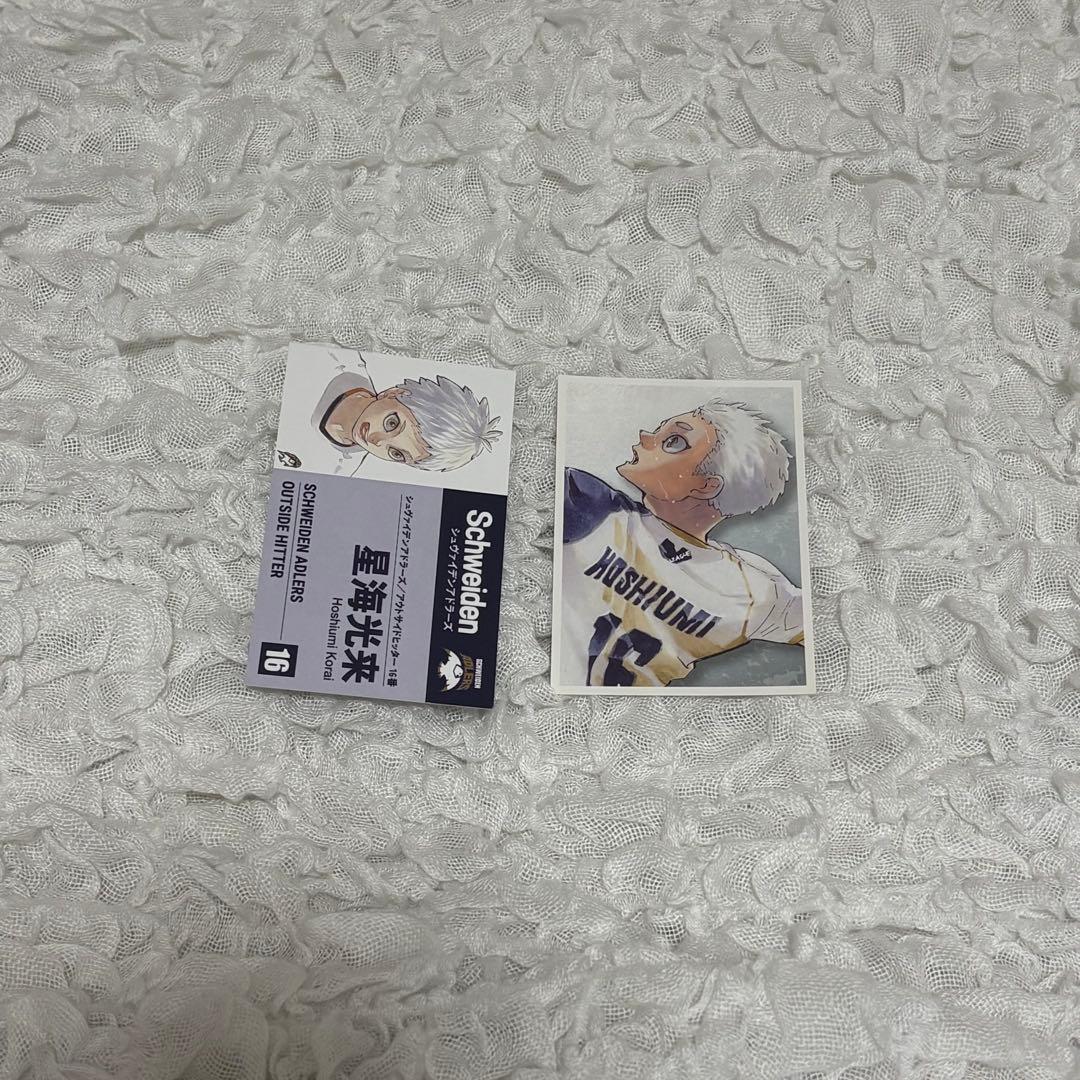 ハイキュー 星海光来 名刺カード 思い出スナップフォトカード - メルカリ