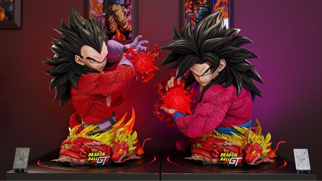 【新品】ドラゴンボール ベジータ スーパーサイヤ人4 半身 フィギュア
