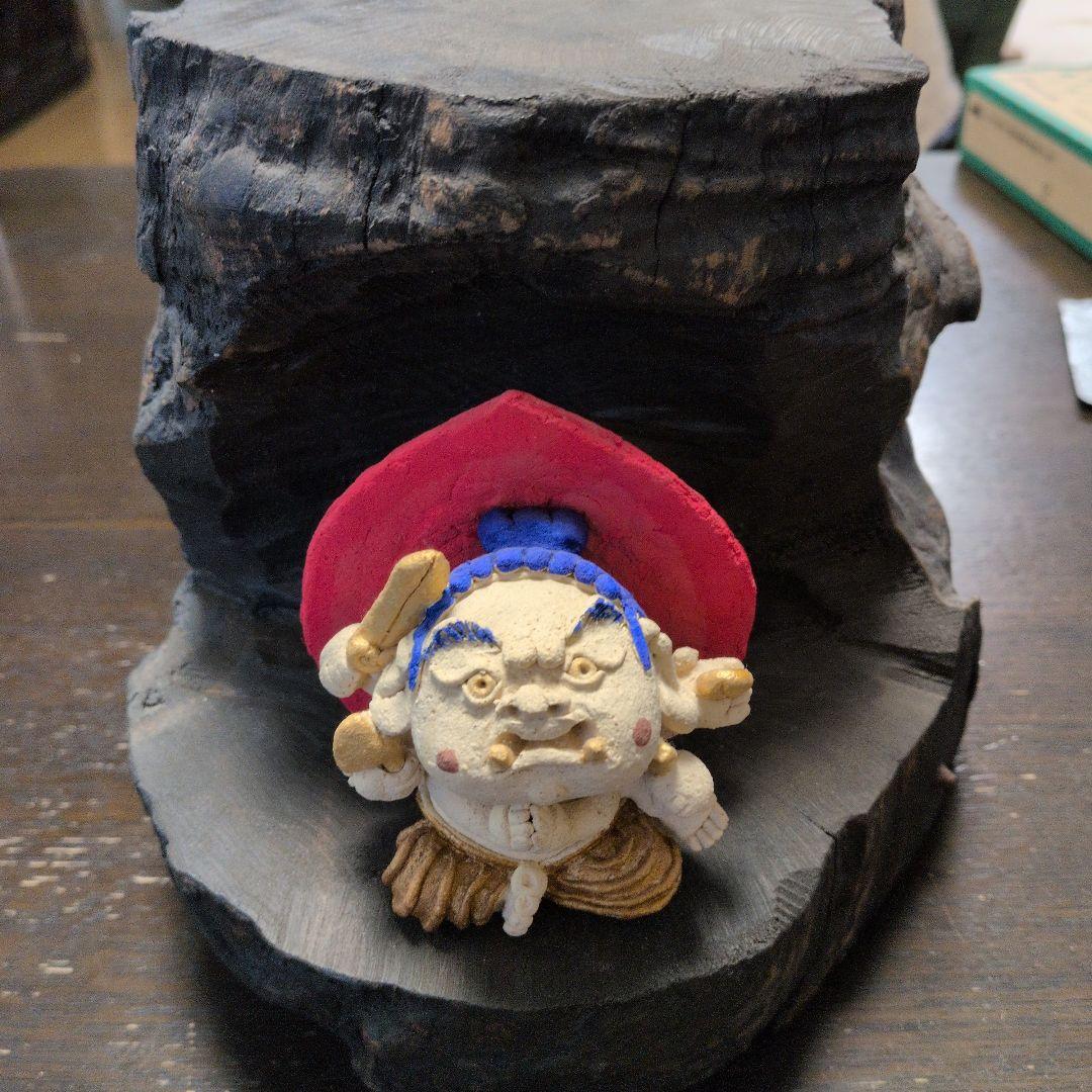 小林牧牛さんの閻魔さんの陶人形 - メルカリ