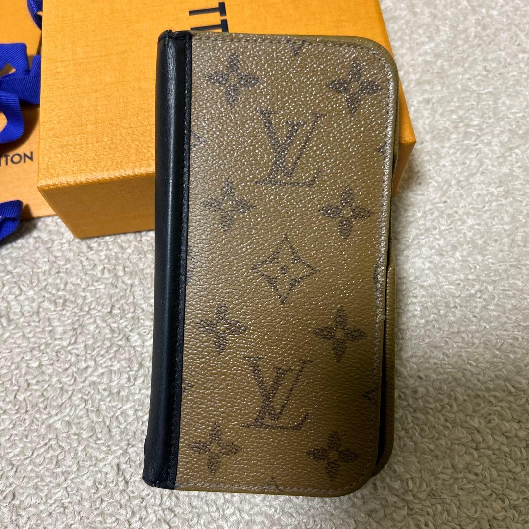 LOUIS VUITTON モノグラムリバースフォリオ iPhone14Pro - iPhone