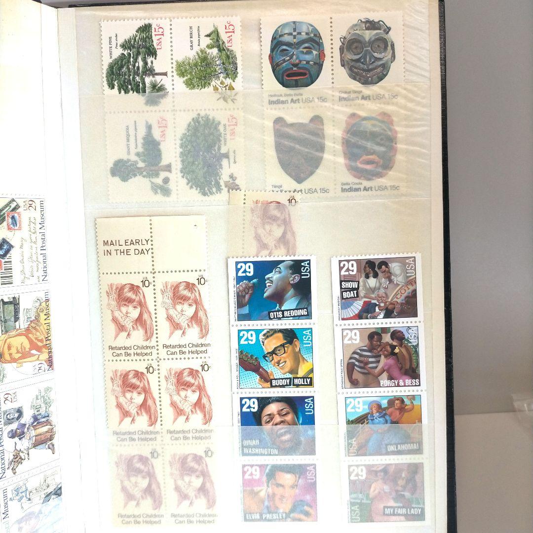 2376 外国切手 アメリカ 切手コレクションまとめ 全て未使用 大量8