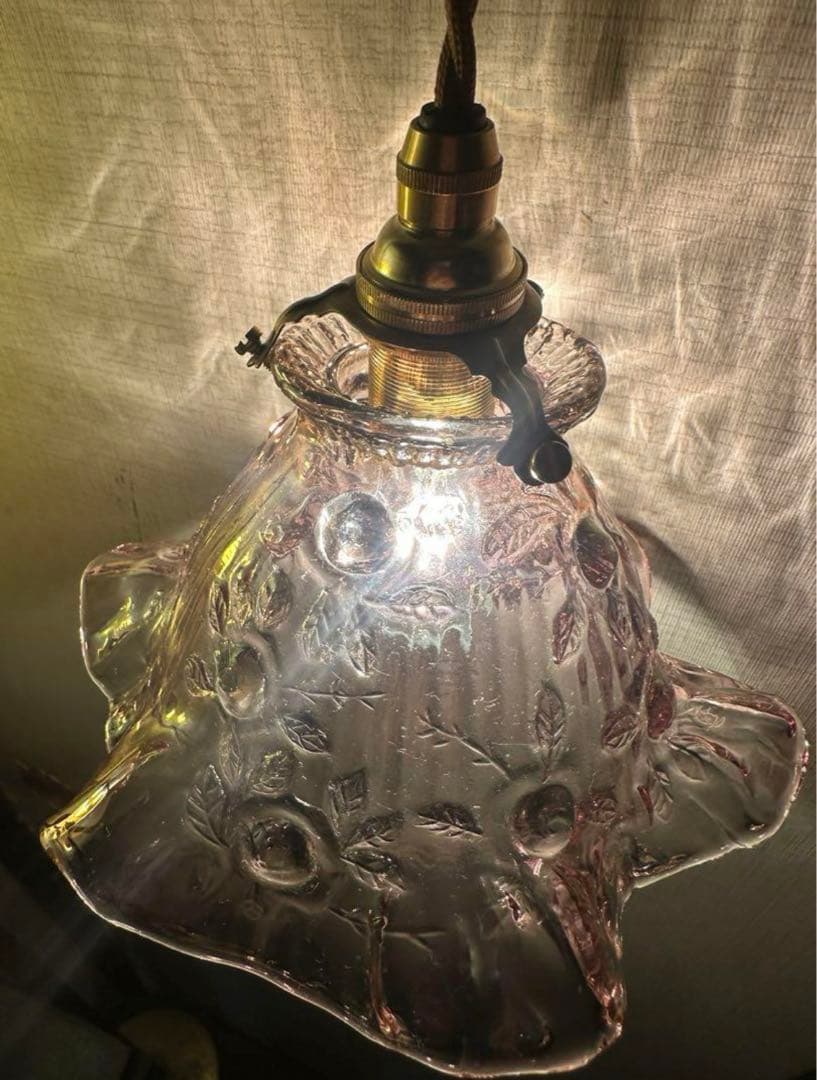 20年代 フランス アンティーク 希少なオパリン・グリーンの可愛い