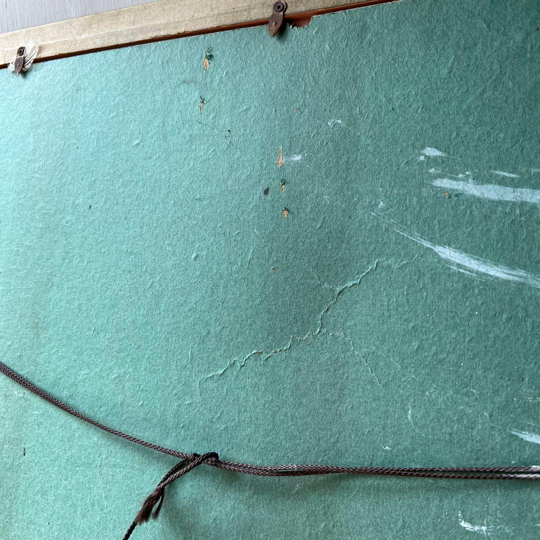 佐伯与吉郎 原画 パリ 古い郊外 油彩画 油絵 風景画 F8号