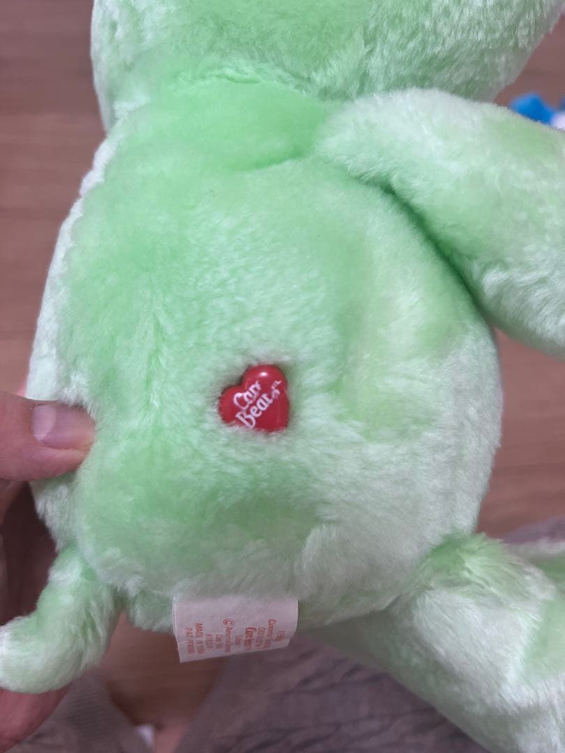 ケアベアグッドラックベア　ケナー社ビンテージぬいぐるみ