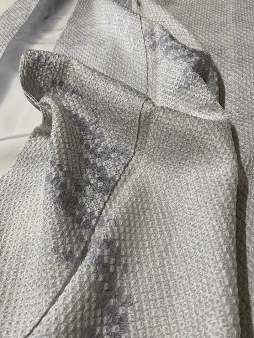 12/28までセール 藤娘きぬたや 証紙 夢かのこ 総絞り 未使用 しつけ付き