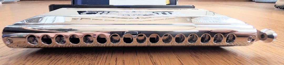 【美品】M.SUZUKI JAPANSCX-64 ハーモニカCHROMATIX