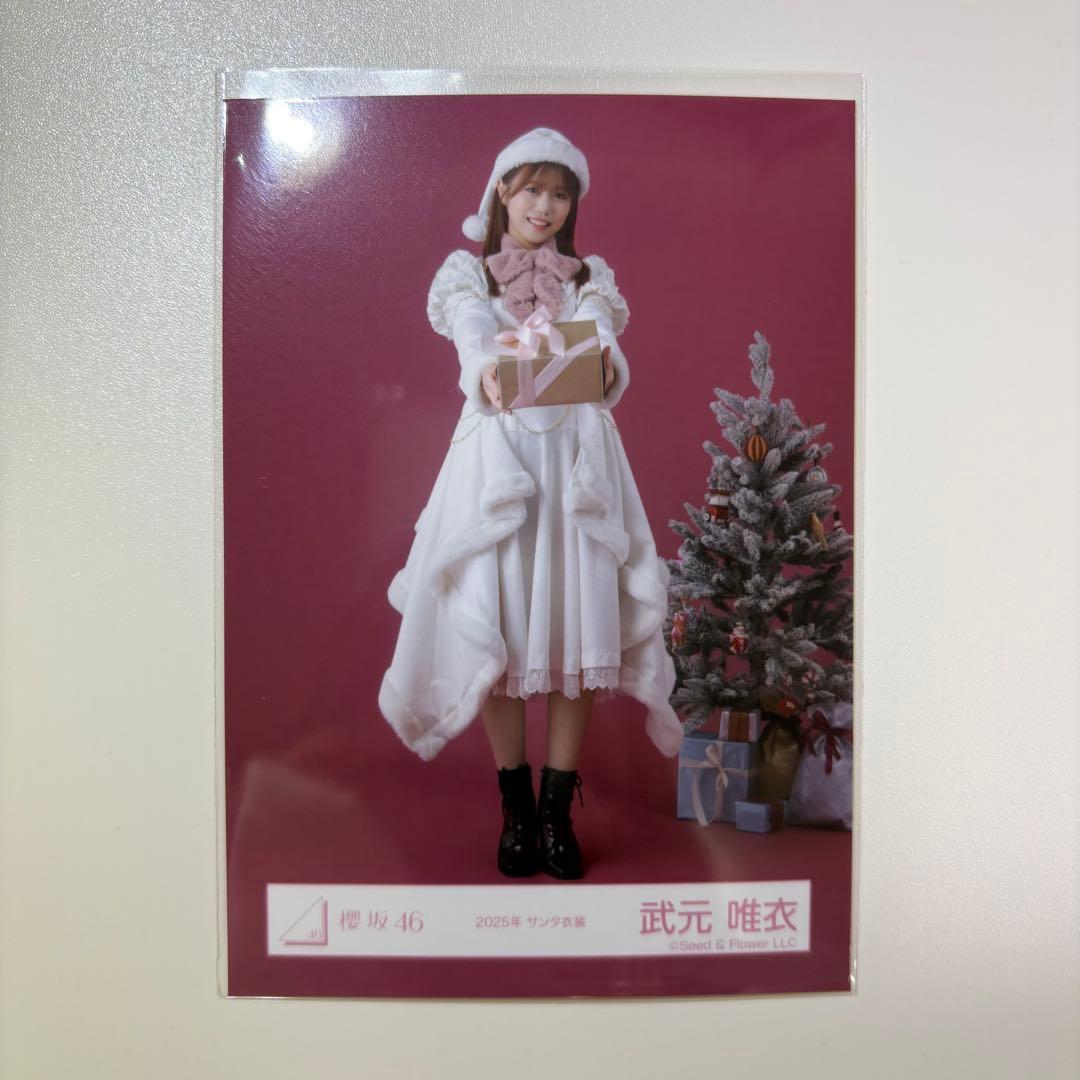 櫻坂46 武元唯衣 2025 サンタ衣装 生写真 - メルカリ