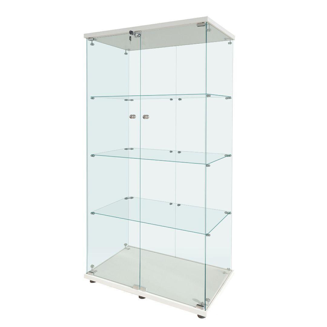 ガラスケース 4段両扉 コレクション フィギュア 棚 ショーケ