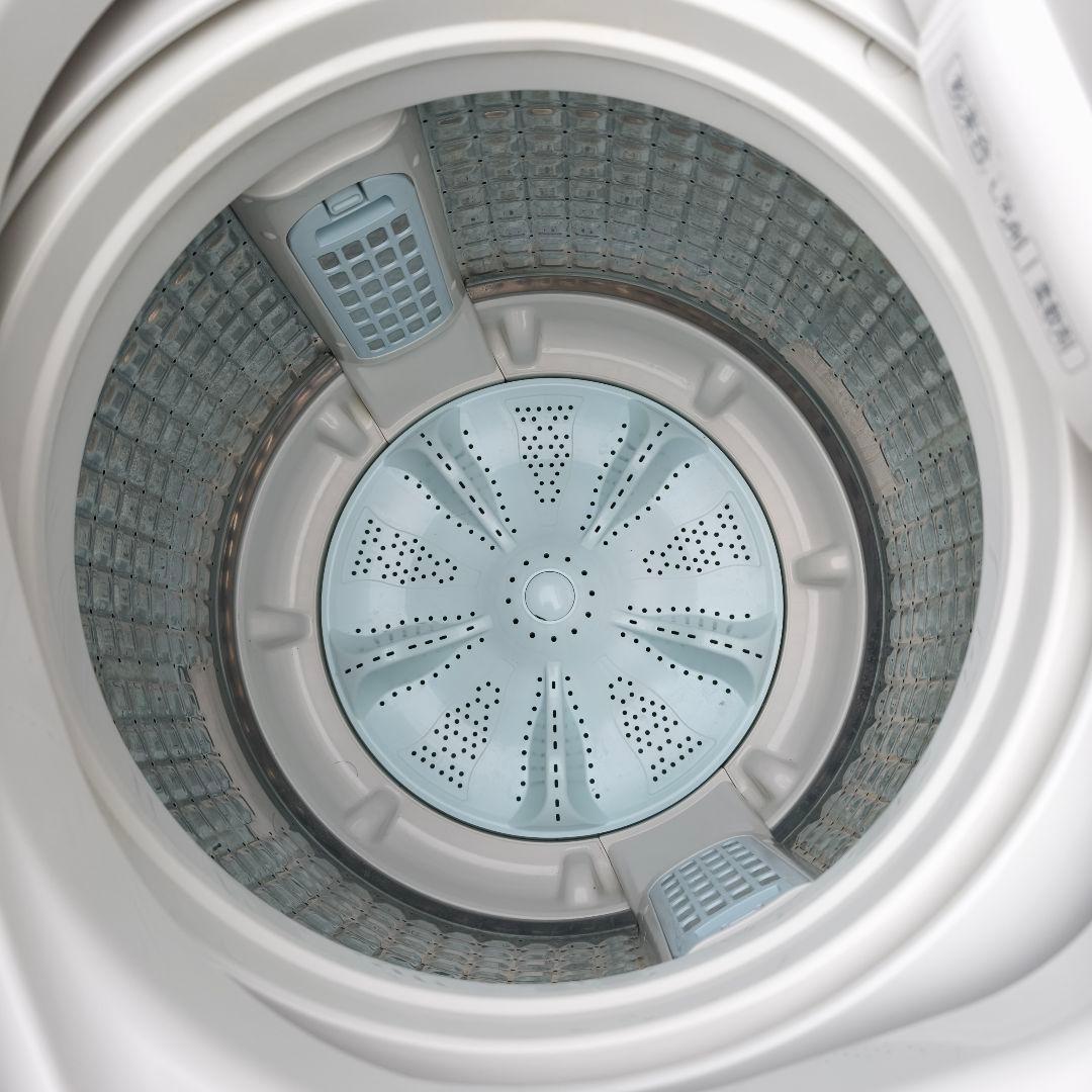 アクア 全自動洗濯機 WIDE GLASS TOP 洗濯7k 除菌清掃済 綺麗